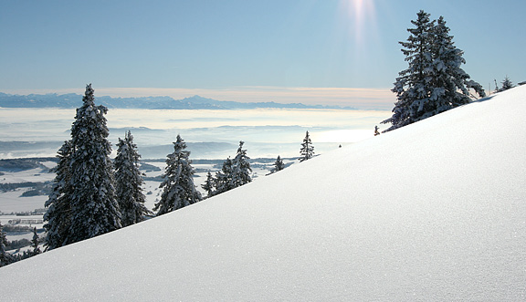 seinundwerden Eindrücke Jura im Winter